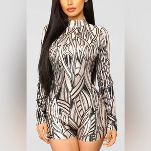 Fashion Nova sequin jumpsuit!